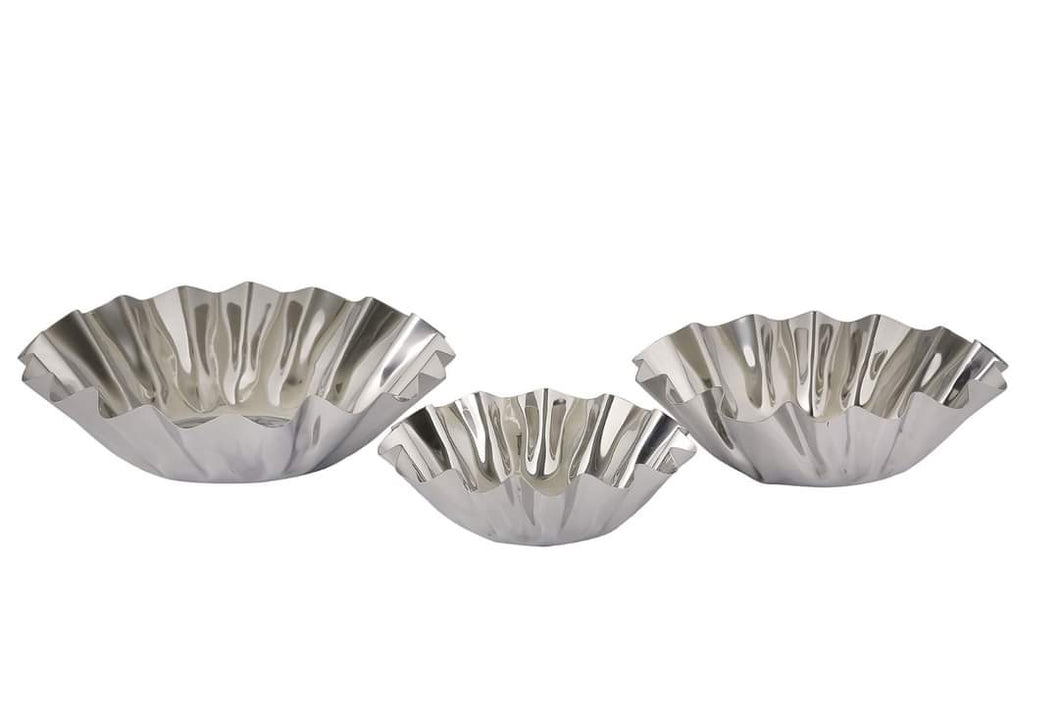 Stainless Steel Round Shape Decorative Bowl Platter - Sizes Available