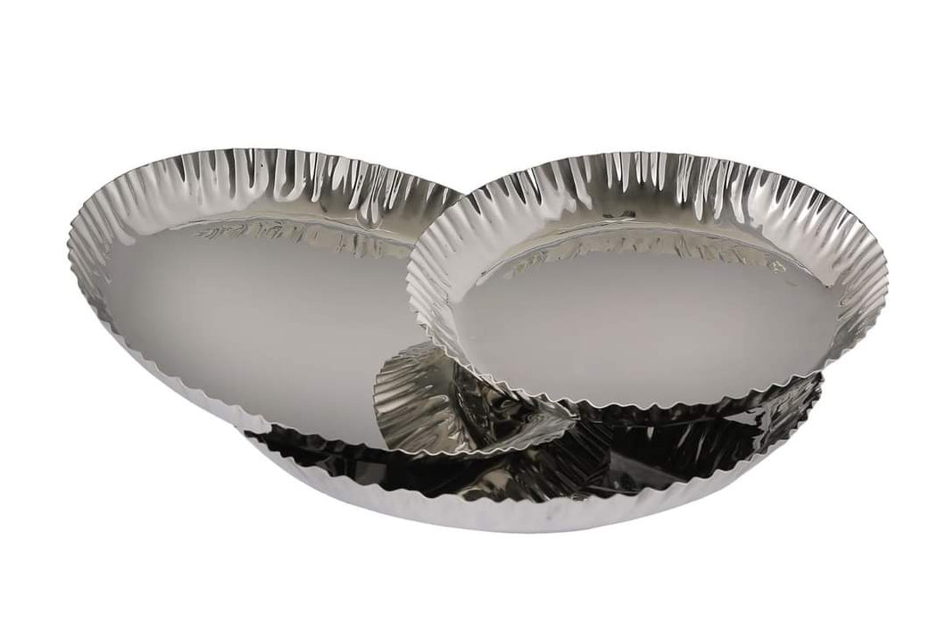 Stainless Steel Round Decorative Gifting Platter