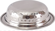 Charger l&#39;image dans la galerie, Round Serving Dish, Beading Border, Hammered Finish
