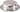 Stainless Steel Entree Dish, beading border, 475 ml, 7" diameter