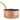 Double Wall Copper Steel Hammered Sauce Pan comes with Brass Handle, 5.25" round