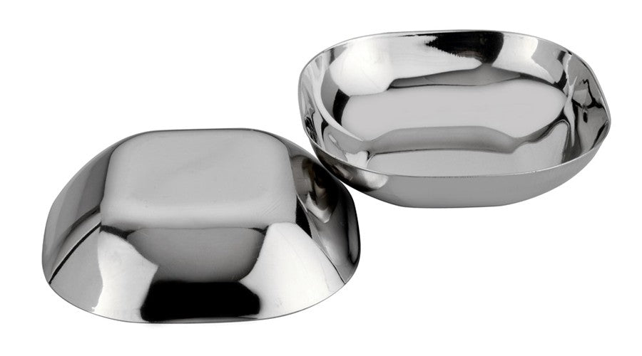 Stainless Steel Square Shape Serving Bowl, 200 ML