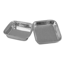 Load image into Gallery viewer, Stainless Steel Hammered Square Shape Serving Bowl Dish with Lid #2, 550 ML, 6.75&quot;
