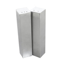 Load image into Gallery viewer, Stainless Steel Square Shape Salt &amp; Pepper Shakers Set, Set of 2 Pieces
