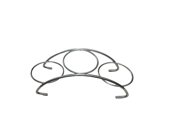 Stainless Steel Bridge Shape Serving or Display Stand, Table-Top