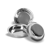 Charger l&#39;image dans la galerie, Premium Stainless Steel 18 Gauge Round Entree Dish #3, 475 ml
