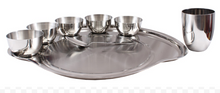 Load image into Gallery viewer, Stainless Steel Maharaja Thali Set - 9 pieces
