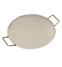 Load image into Gallery viewer, Stainless Steel Round Tikki Tawa Platter - 18 Inches
