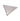 Stainless Steel Triangle Hammered Serving Platter, 12"