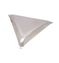 Charger l&#39;image dans la galerie, Stainless Steel Triangle Hammered Serving Platter, 12&quot;
