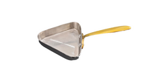 Charger l&#39;image dans la galerie, Stainless Steel Triangle Serving Mini Bites with Brass Handle, 50 ml
